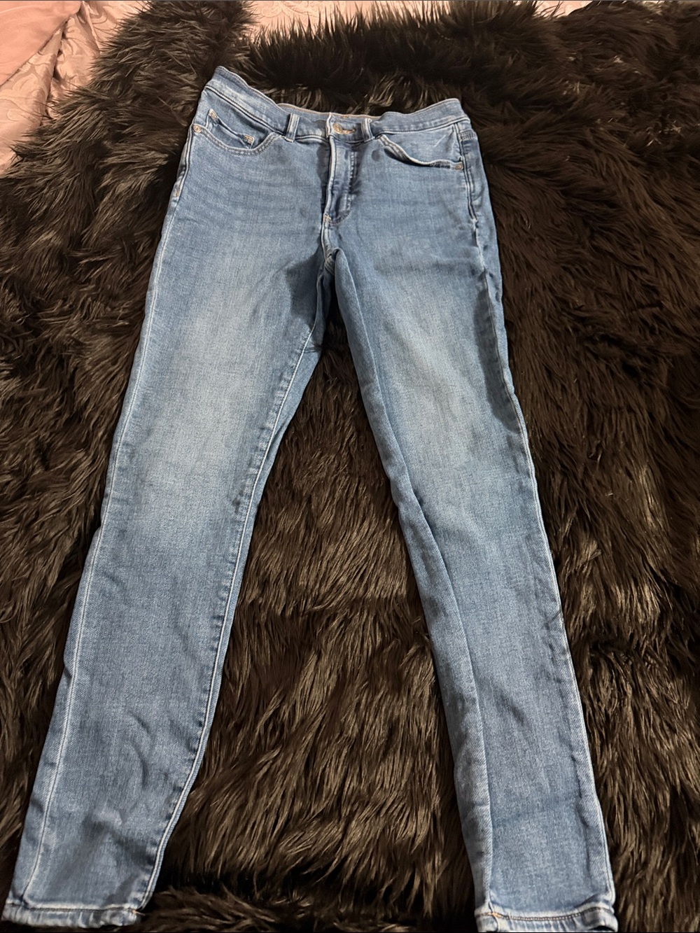 Express Light Blue Skinny Jeans